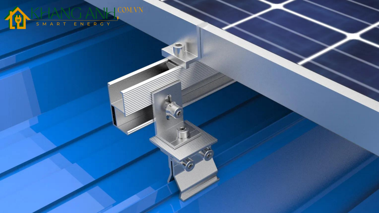 Kẹp biên tấm pin năng lượng mặt trời - CÔNG TY TNHH NĂNG LƯỢNG KHANG ANH