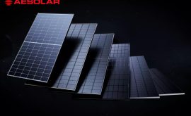 Nhập khẩu và phân phối tấm pin mặt trời AE Solar 580W 2 Mặt Kính mới nhất