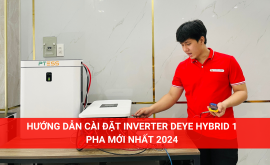 Video Hướng dẫn cài đặt thông số cơ bản cho Inverter Hybrid Deye 1 Pha – Phiên bản mới 2024