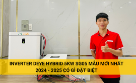 Inverter Hybrid Deye 5kW Model SG05 Mẫu mới nhất 2024 – 2025 có gì đặt biệt?