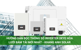 Hướng dẫn đọc thông số inverter hòa lưới bám tải Deye mới nhất