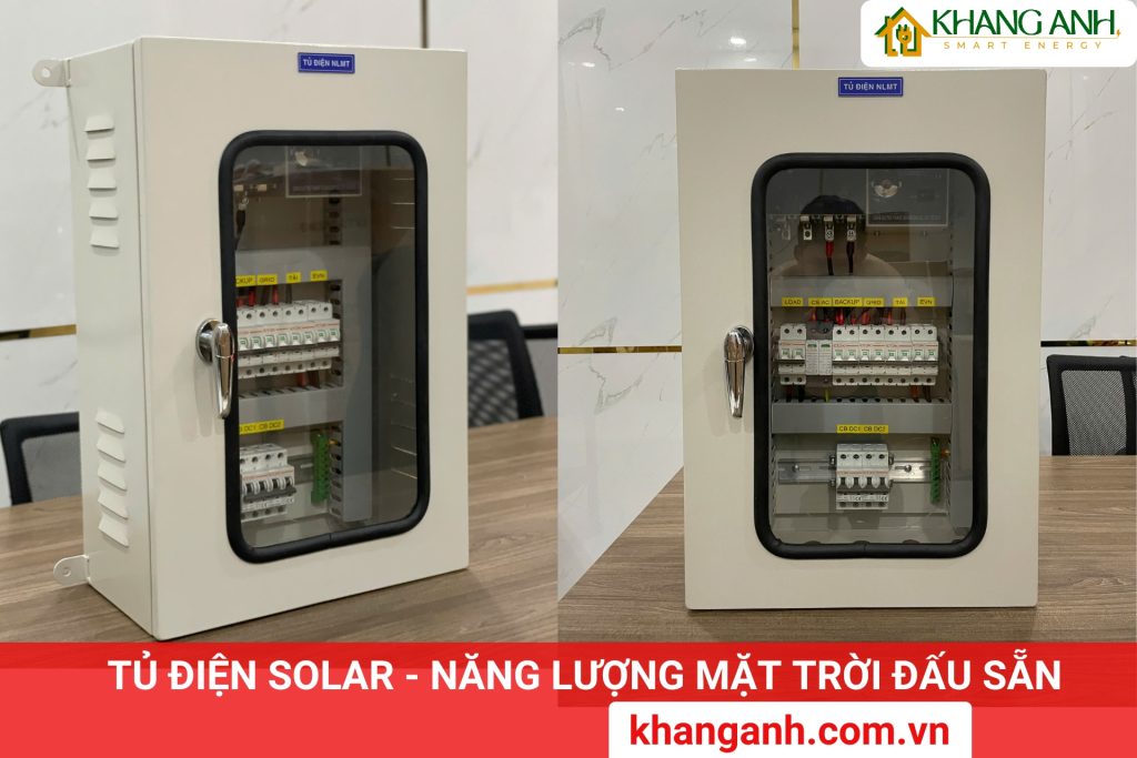 Tủ Điện Solar Hybrid Điện Mặt Trời Đấu Sẵn 8KW 1 Pha | Bảo Hành 1 Năm ...