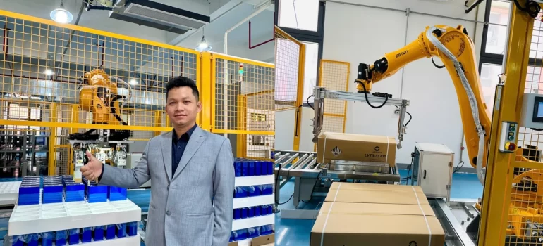 Khang Anh Solar Ghé Thăm Nhà Máy LVTOPSUN Chuyên Pin Lithium