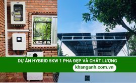 Dự án Hybrid 5kW Lưu Trữ 15kWh đẹp và chất lượng