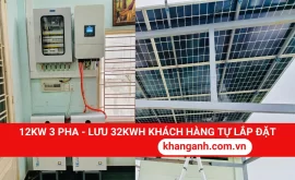 12kW 3 Pha Hybrid Lưu Trữ – Khách Hàng Tự Lắp Đặt HCM 12kW 3 Pha Hybrid Lưu Trữ – Khách Hàng Tự Lắp Đặt HCM