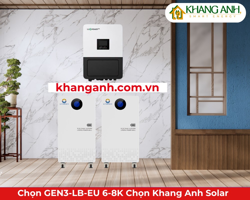 Inverter Hybird Luxpower 8kW 1 Pha | GEN3-LB-EU 8K - Ảnh 3