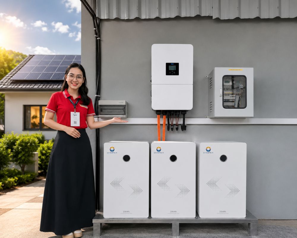 Pin Lithium LVTOPSUN 392Ah Lưu Trữ 20kWh – Bảo Hành 10 Năm Giá Bao Nhiêu?